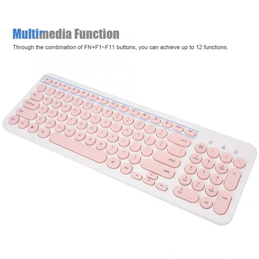 keyboard mouse combo usb wireless mini keyboard mouse combo T85 Colourful 2.4G Wireless Game Keyboard Mouse Set Kit