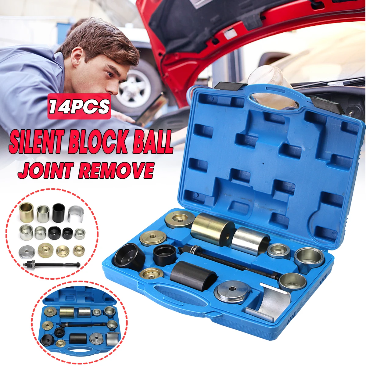 

For BMW Bavarian Motor Work Silent Block & Ball Joint Remove & Install Tool Set Car Repair Tool Ball Head Extractor