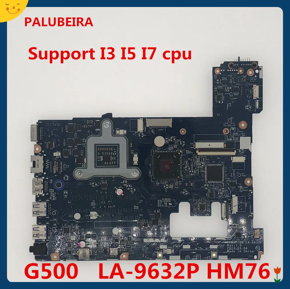 Материнская плата для ноутбука Lenovo G500 VIWGP/GR LA-9632P HM76 чипсет (поддержка процессора I3