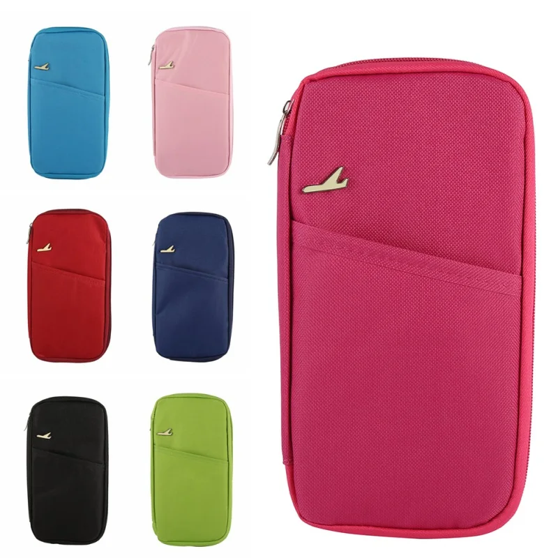 

Korean Style Wallet Passport Multifunction Waterproof Credit Card ID Card Travel Storage Bag Holder