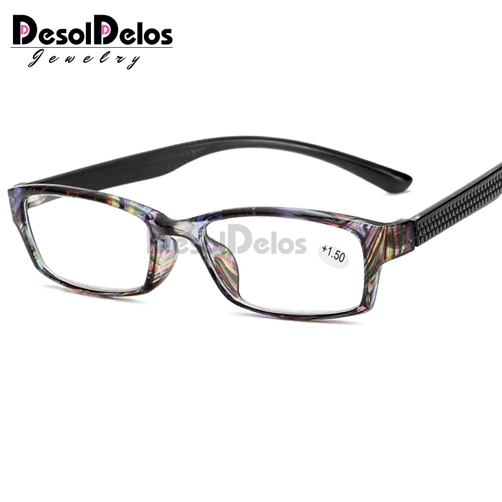 Мужские и женские очки для чтения, дизайнерские очки дальнозоркого зрения для дальнозоркости с пружинным шарниром, очки+ 1+ 1,5+ 2+ 2,5+ 3+ 3,5 - Цвет оправы: black
