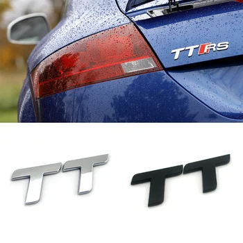 

3D Car Styling Sticker ABS TT Logo Emblem Body Rear Tailgate Badge Car Stickers For Audi TT