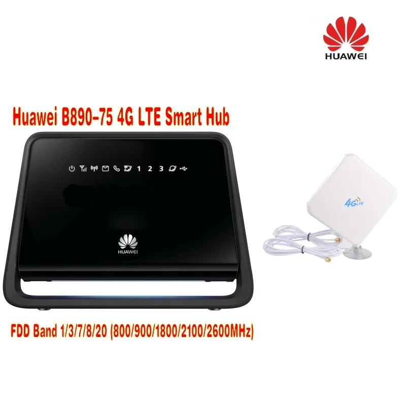 Открыл Huawei B890(b890-75) 4 г LTE маршрутизатор 4 г LTE TDD/FDD плюс с 35dbi 4 г антенны