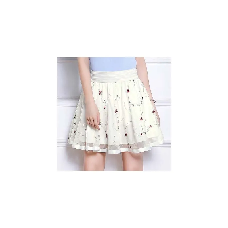 2018_printed_floral_A-line_skirt_mini_black_white_women_skirts_summer_flared_tutu_sexy_midi_plus_size_girl_clothes_Femmem_3