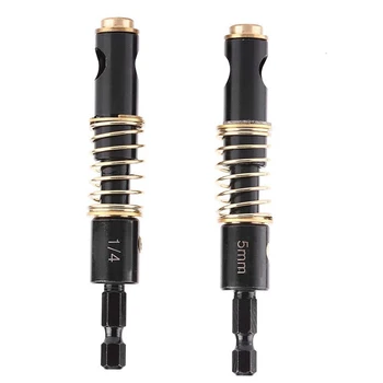 

2Pcs Self Centering Hinge Drill Bit Set Reaming Drilling Wood Plastic 1/4 Inch Hex Shank(5Mm)