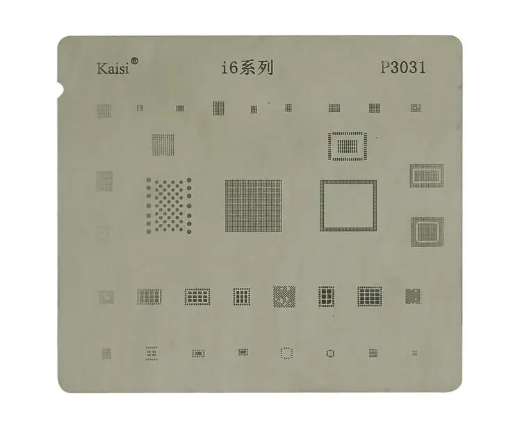 Высокое качество BGA трафарет Комплект для iPhone5 5S 6 6S 7 8 X XS XR XS MAX материнская плата IC чип реболлинга трафареты - Цвет: iPhone 6