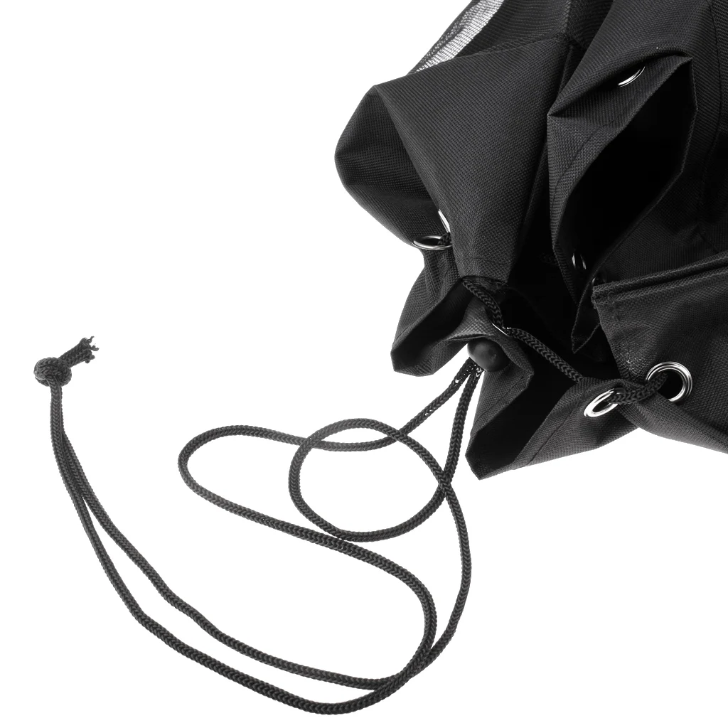 Canvas Lightweight Premium Drawstring Football Soccer Balls Adjustable Shoulder Backpack Bag for 15 Balls