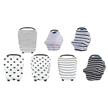 

Multi-Use Stretchy Newborn Infant Nursing Cover Baby Car Seat Canopy Cart Cap