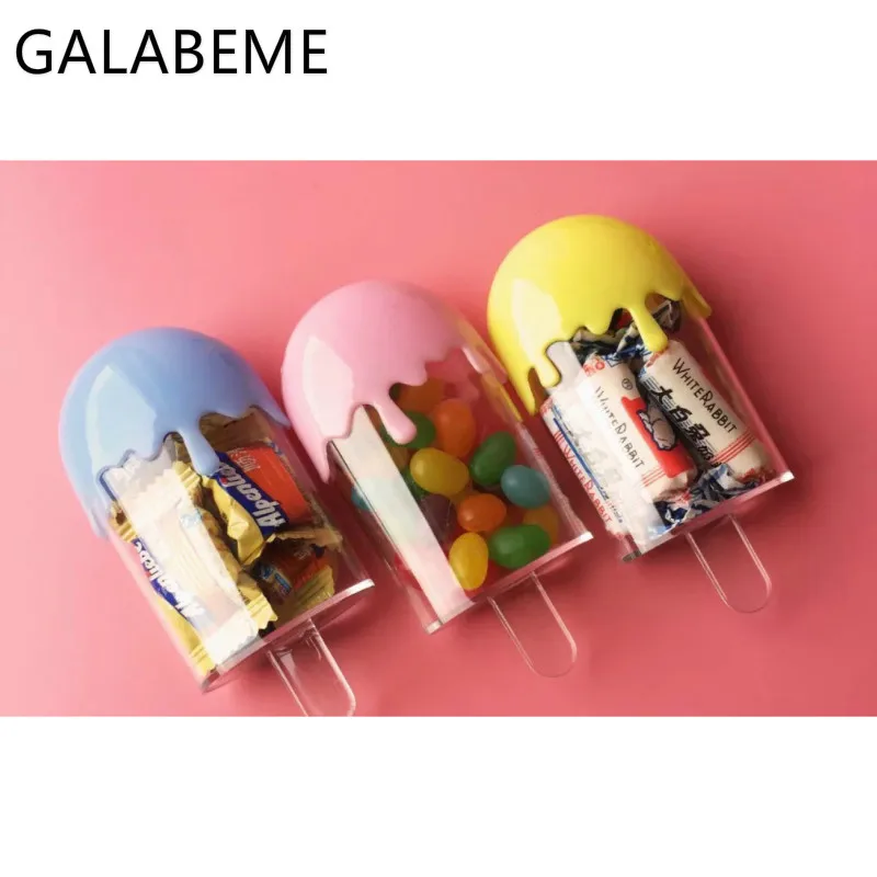 Galabeme 6 шт. мороженое DIY Baby Shower Подарочная коробка конфет вечерние сувениры