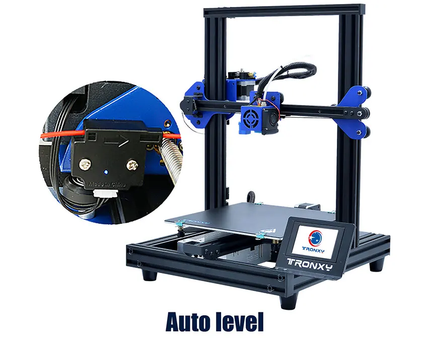 Высококачественный 3d принтер Tronxy XY-2 Pro, автоматическое выравнивание, опциональный экструдер Titan с наклейкой 255*255 мм и PLA нитью 0,25 кг