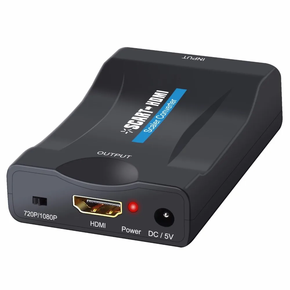 

Scart To HDMI Converter 1080P Scaler HDMI Converter Video Audio Upscale For Sky Box HDTV STB DVD