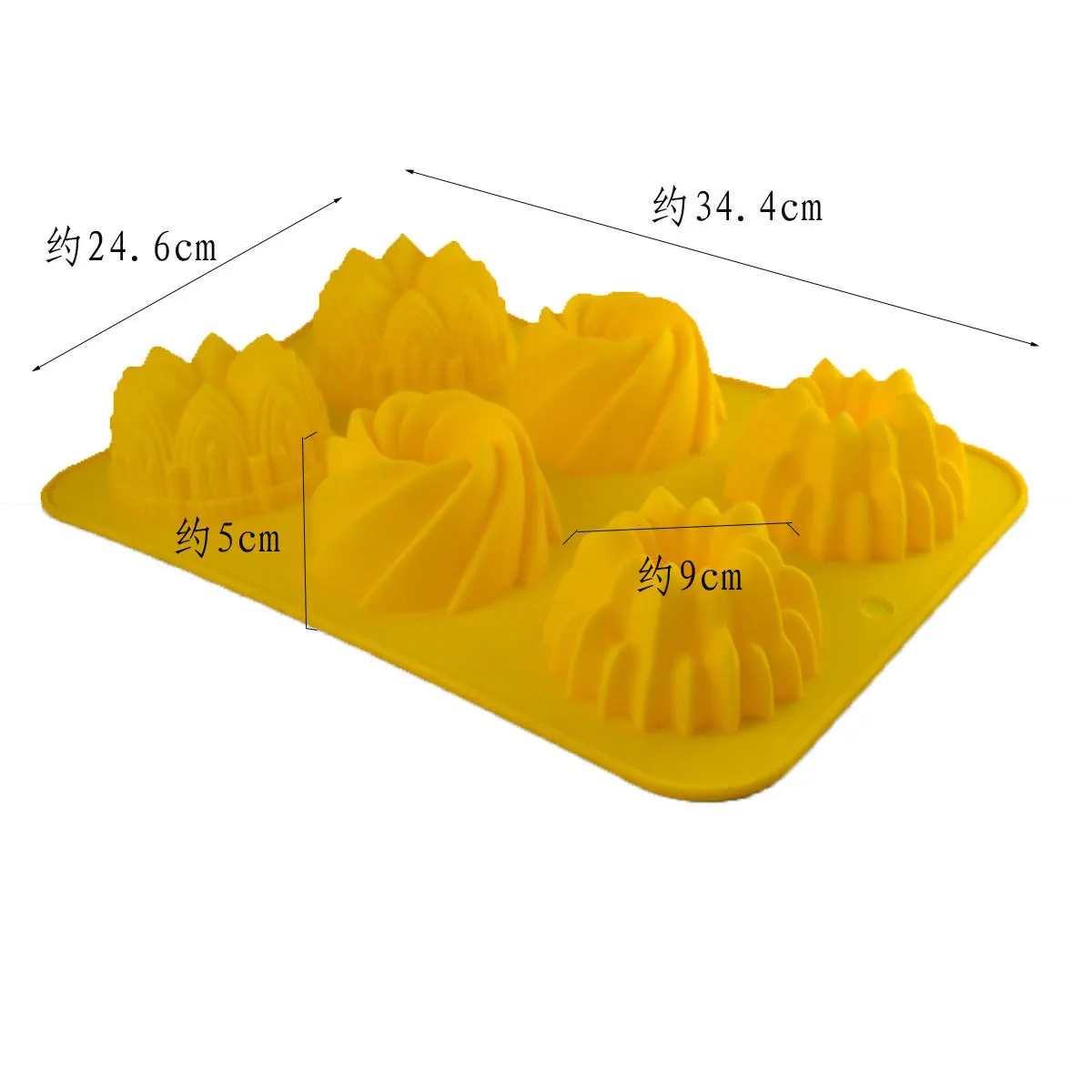 Microwave oven silica gel cake baking mould DIY Handmade Soap Making Silicone Mold