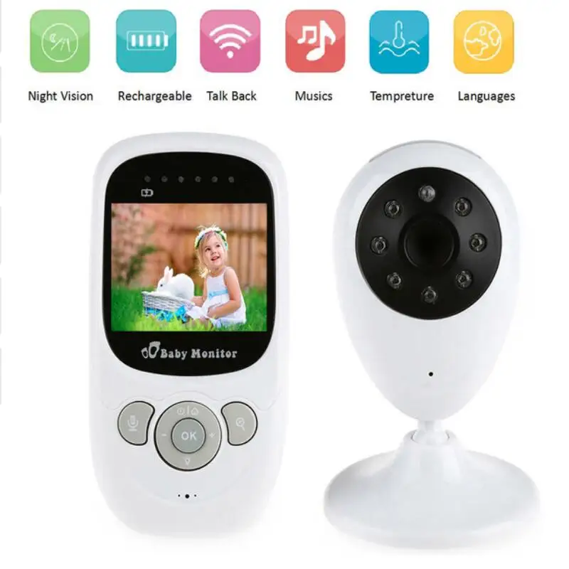 

Wireless baby sleep monitor With Camera Infant Radio Babysitter Digital Video Night Vision Temperature Display Radio Nanny