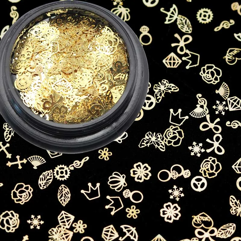 3D المعادن مسمار الفن الديكور مختلط شكل الذهب الزهور الصليب يترك برشام DIY سحر المعادن الترتر مسمار اكسسوارات BZ016 3D المعادن مسمار الفن الديكور مختلط شكل الذهب الزهور الصليب يترك برشام DIY سحر المعادن الترتر مسمار اكسسوارات BZ016