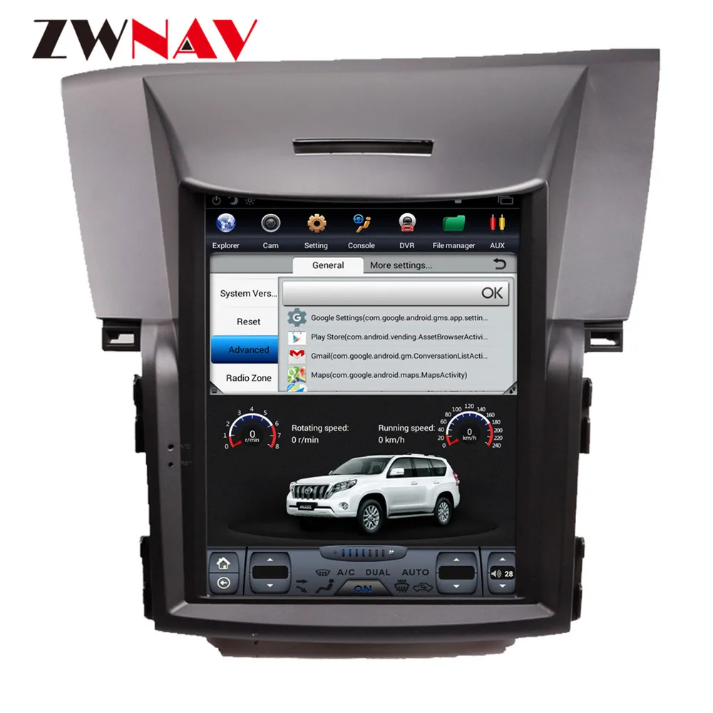 Cheap ZWNVA Tesla IPS Screen Android 7.1 Car No DVD Player Radio GPS Navigation For Honda CRV 2012 2013 2014 2015 2016 2017 Headunit 3