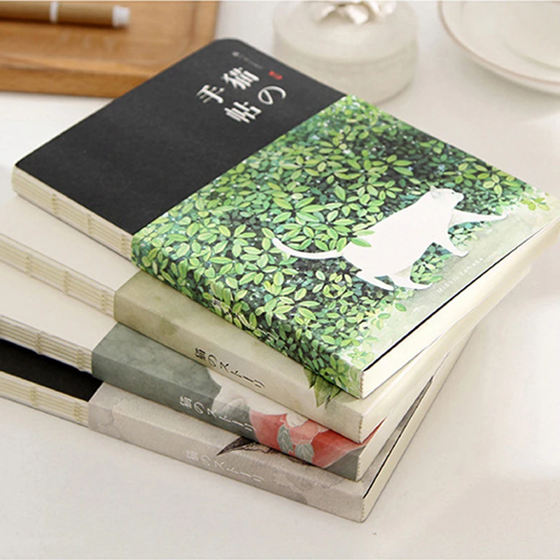 New Blank Vintage Sketchbook Diary Drawing Painting 80 Sheets Cute Cat Notebook Paper Sketch Book Office School Supplies Gift New Blank Vintage Sketchbook Diary Drawing Painting 80 Sheets Cute Cat Notebook Paper Sketch Book Office School Supplies Gift