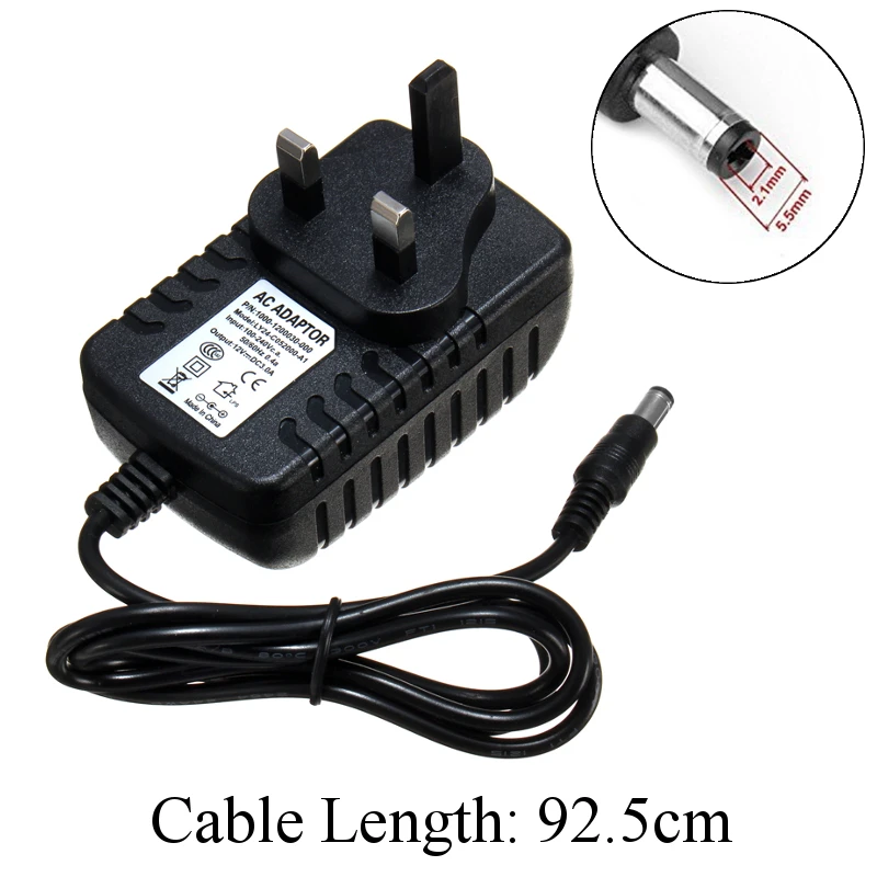 AC100-240V к DC12V 3A 36 Вт ЕС США Великобритания AU Подключите Питание адаптер для Светодиодные ленты Light 5,5*2,1 мм