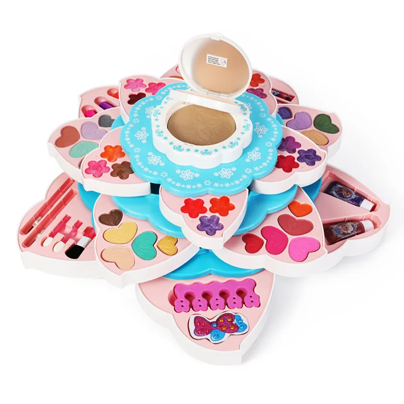 Disney Girls макияж игрушки притворяться играть красота модные детская косметика