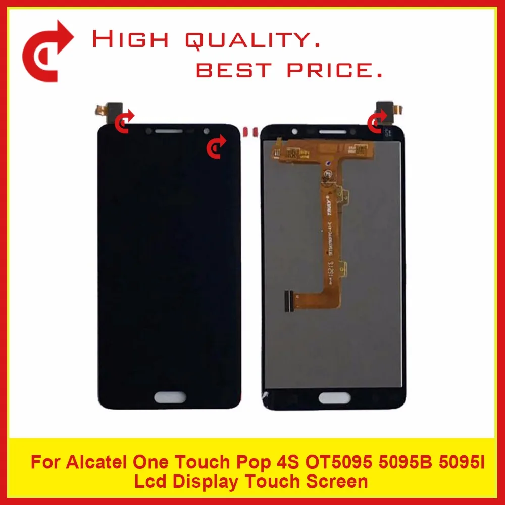 

5.5" For Alcatel One Touch Pop 4S 5095 OT5095 5095B 5095I 5095K LCD Display With Touch Screen Digitizer Sensor Assembly