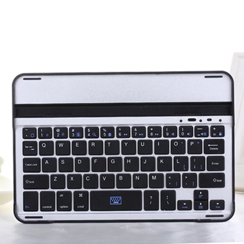 Мультимедиа Алюминий Беспроводной Bluetooth клавиатура для IOS Android Tablet PC Windows IPad мин