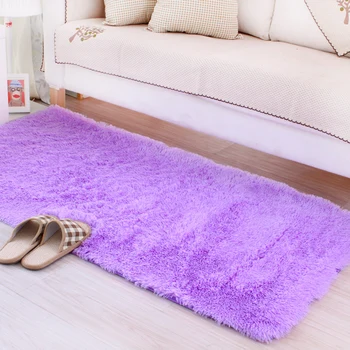 

Unikea 50*100/120/160CM Soft Big Carpets for Bedroom strip Bedside/strip/non-slip White/brown/green/pink/gray