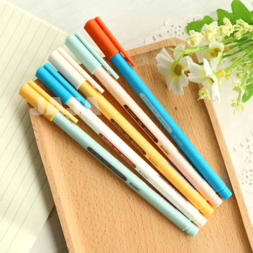 0.38mm Gel pen Novelty stationery writing pens Office stylo escolar