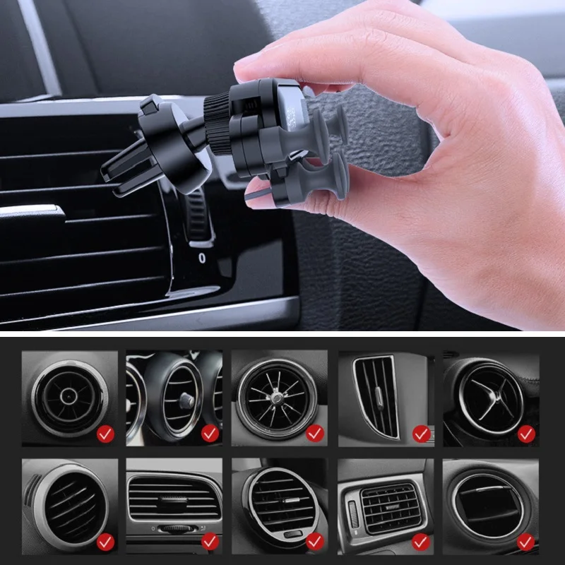 Универсальный смартфон держатель на вентиляционное отверстие автомобиля держатель для Toyota C-HR Corolla Rav4 Yaris Avensis Camry CHR Auris Hilux Prius