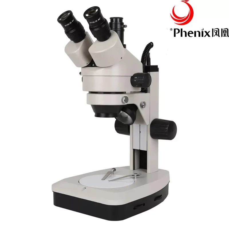

Phenix 7X-180X Trinocular Soldering Microscope Zoom Stereo with LED Light +WF20X Eyepiece +2.0X Auxillary Lens