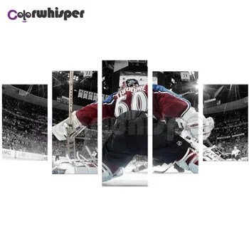 

ColorWhisper Diamond Painting Full Square/ Round Hockey Goalkeeper Sport Star Daimond Painting Cross Stitch Mosaic Picture 122XP