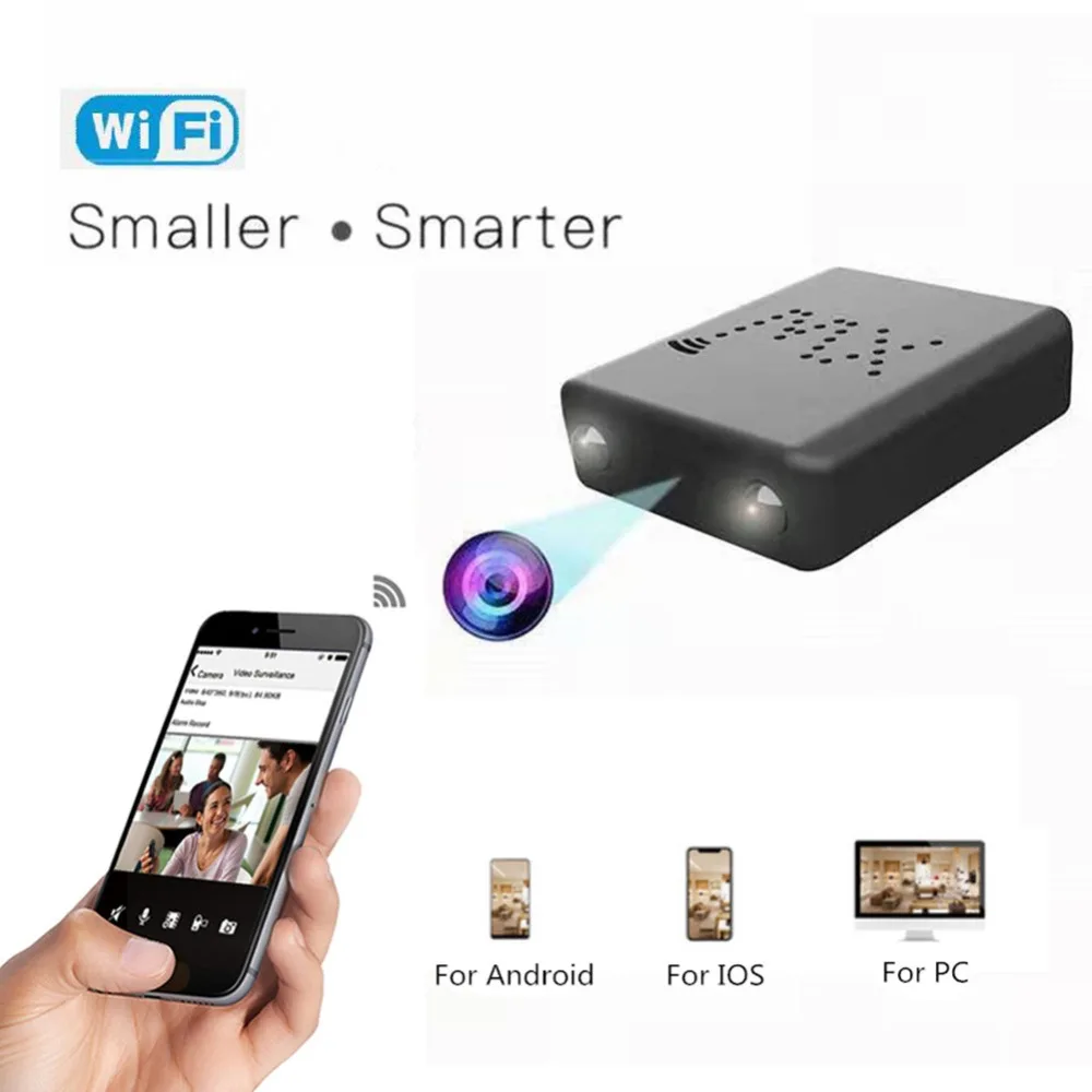 

Camsoy Mini Night Vision Camera Wireless Wifi IP Infrared Surveillance Video HD 1080P DV DVR Security Camcorder Baby Monitor