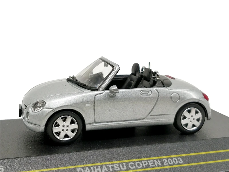 

1:43 First Daihatsu Copen 2003 Roadster Silver Diecast Model Car