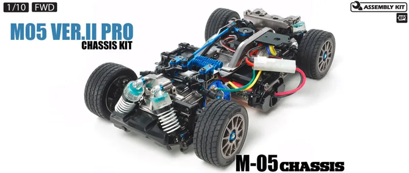 Tamiya 58593 1:10 KIT RC M-05 Pro Ver. II Chassiskit Bausatz | Игрушки и хобби
