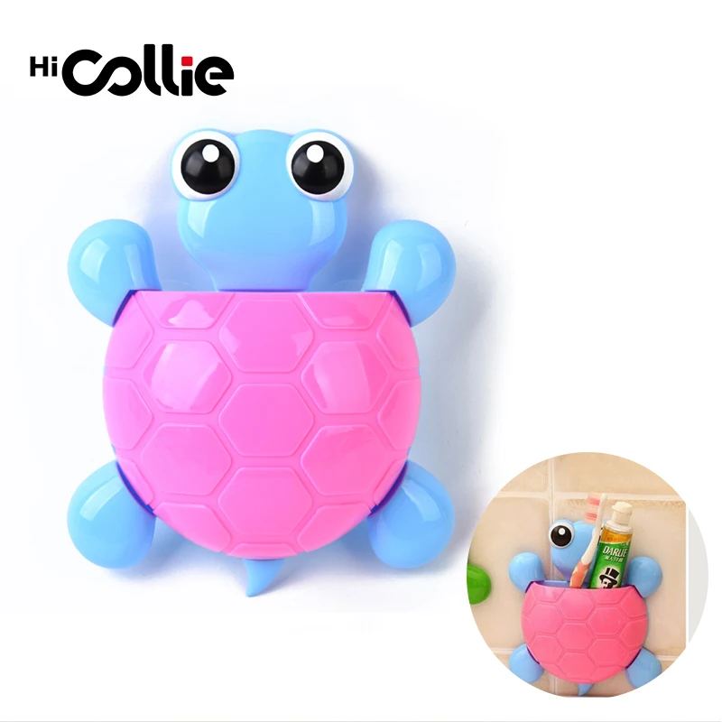 Home Living Creative Turtle Toothpaste Cup Four Colors Cute Cartoon Tortoise Bathroom Toothbrush Holder Accessories | Дом и сад