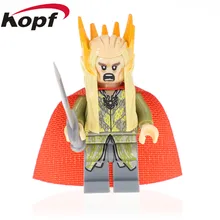 50 шт. серия Властелин колец Gandalf фигурки Elr Ond Galadriel Frodo Arwen коллекция строительные блоки для детей Подарочные игрушки PG543