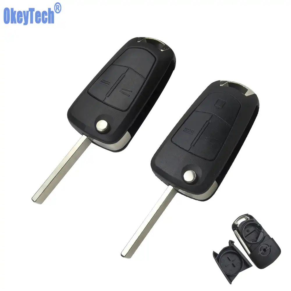 OkeyTech For Vauxhall Opel Vectra C Remote Car Key Keyring Flip Folding ...