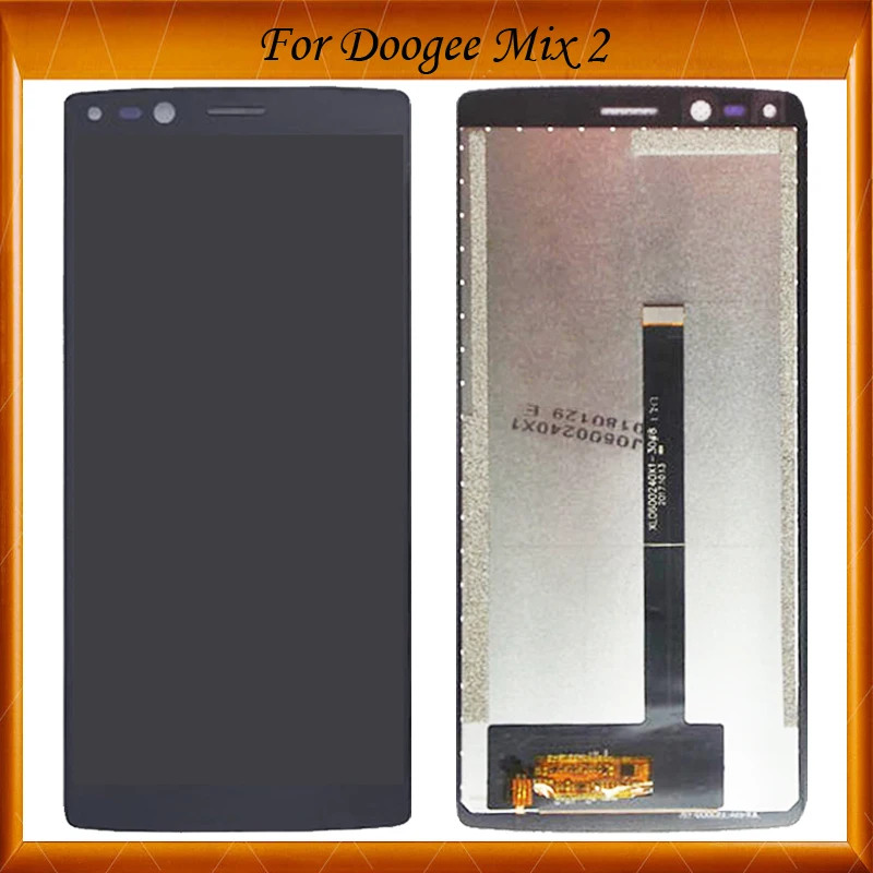 

100% Working OK For Doogee Mix 2 LCD Display and Touch Screen And Adhesive 5.99 Inch For Doogee Mix 2 Mobile Phone Accessories