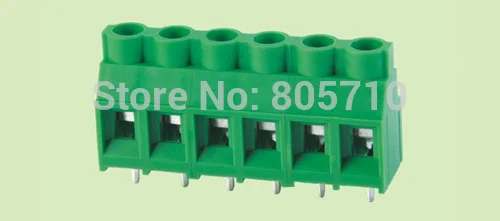 7620-7. 62-3p 3P 300 В/30A 22-10AWG латунная Оловянная 7 62 мм шаг PCB винтовая Клеммная колодка |