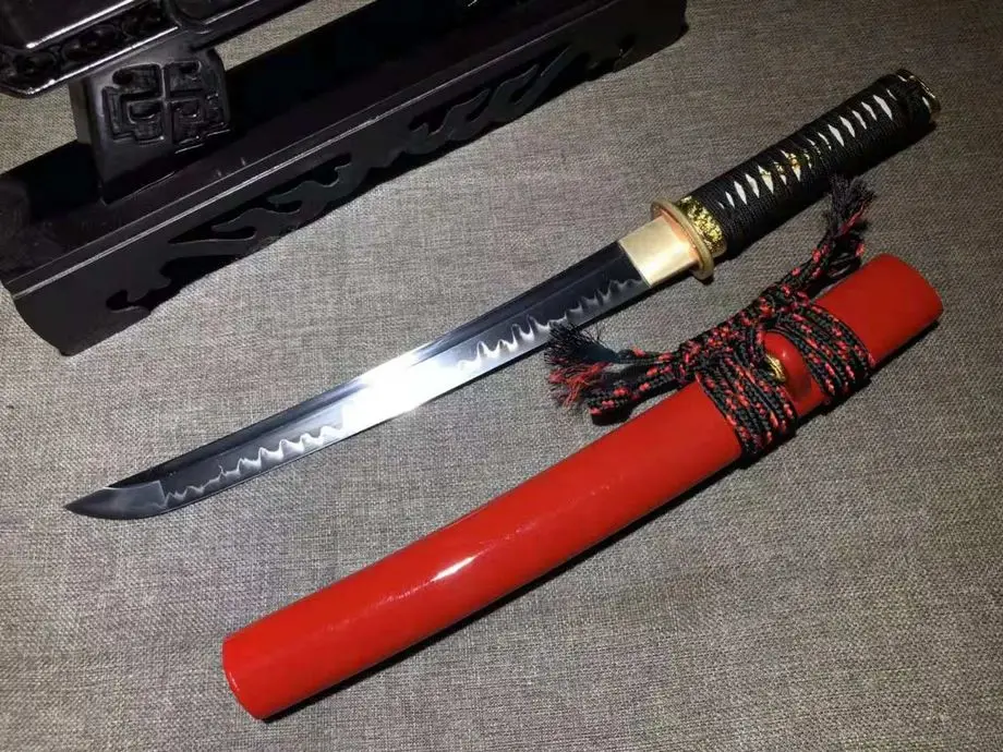 Handmade Japanese Samurai Sword Razor Sharp 65HRC T10 Clay Tempered