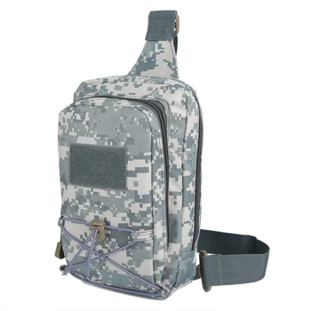 

Outdoor Military Haversack Tactical Mens sport Nylon Camouflage Shoulder package IPAD Messenger pack Waterproof Hiking Chest Bag