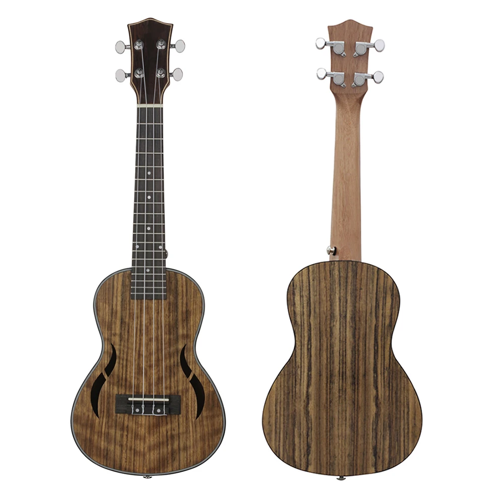 26 Inch Acoustic Tenor Ukulele Ukelele Uke Walnut Wood Nylon Strings Close Type Tuning Pegs Sting Musical Instrument with bag | Спорт и