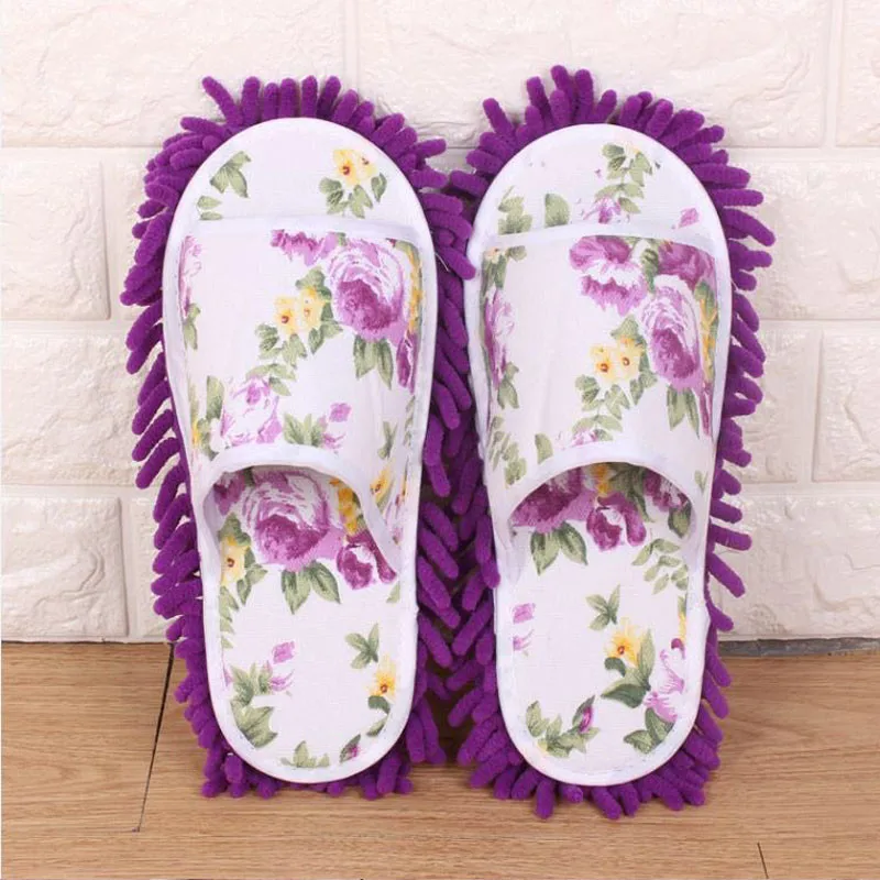 Милые Удобные женские тапочки-швабры; носки из микрофибры; домашние тапочки; обувь для спальни