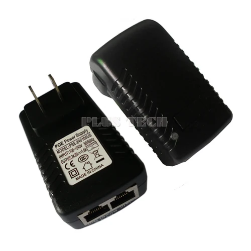 

100pcs/lot 24V 0.5A 12W Power Over Ethernet compatible for 10/100M Wall-mount POE injector adapter power supply