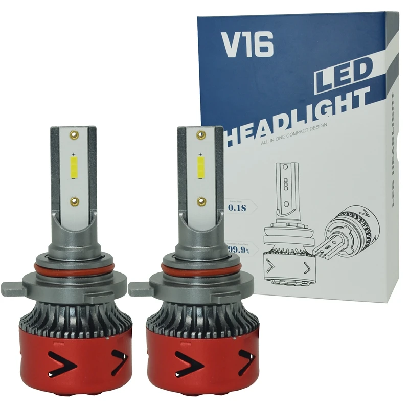 Новые продукты нового поколения автомобильные лампы Led V16 H1 H8 H9 H4 H7 H11 9012 Led 9008 H13 9004 9006 9005 H10Auto фары Le