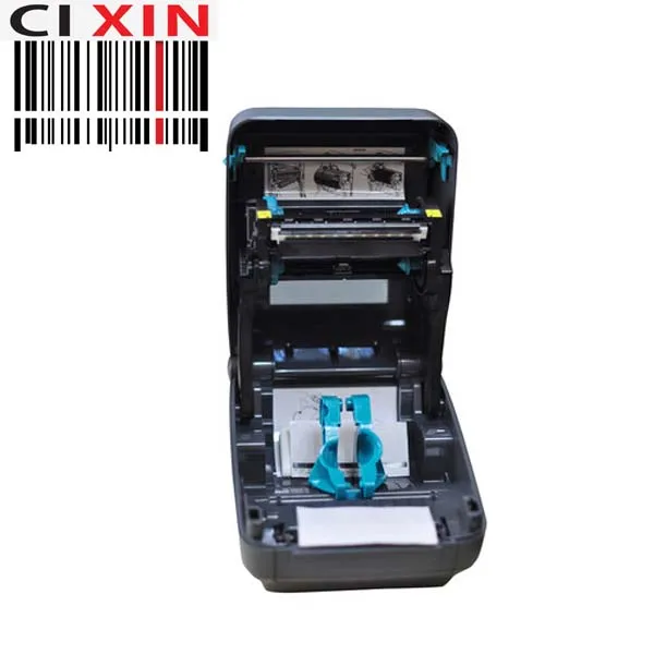 zebra GX420d/GX420t настольный принтер штрих-кода 203 точек/дюйм принтер этикетка 200 точек/дюйм Новая