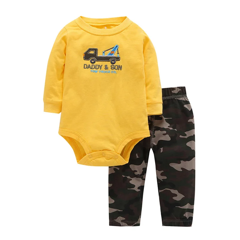 Bebê das Crianças Conjuntos de Longo sleeved Bonito dos Desenhos Animados de Algodão Casuais 2 Ternos Roupas Macacão Calças Roupas Infantis Meninas Conjunto 4 Crianças do bebê casual 2 conjuntos de