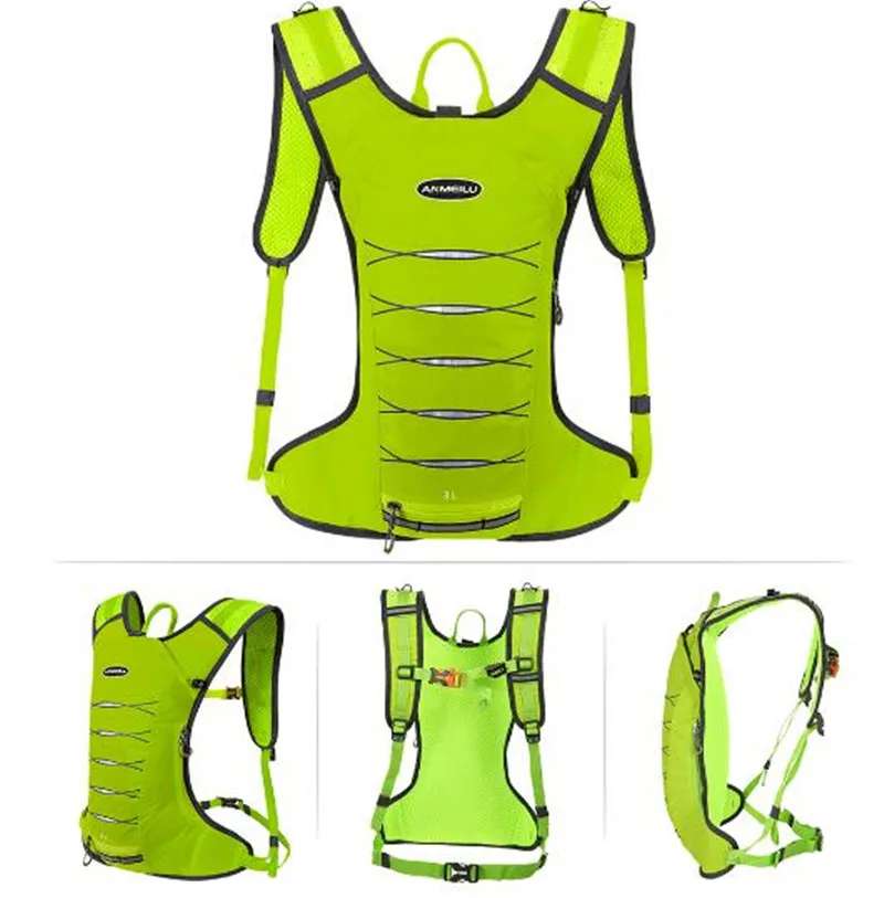 ANMEILU 3L Outdoor Bag Hiking Backpacks Cycling Lightweight Waterproof Riding Hiking Running Camping Sport Accessories