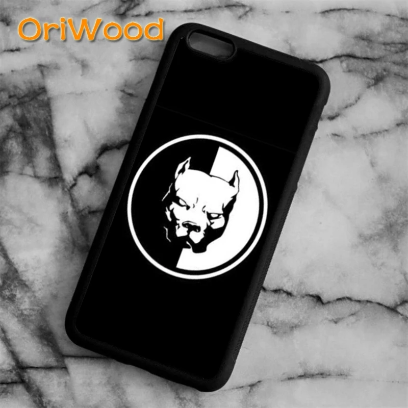 

OriWood Cute and Lovely Dog Pitbull 1 Case cover For iPhone 6 6S 7 8 Plus X 5 5S SE Samsung galaxy S5 S6 S7 edge S8 Plus Note 8