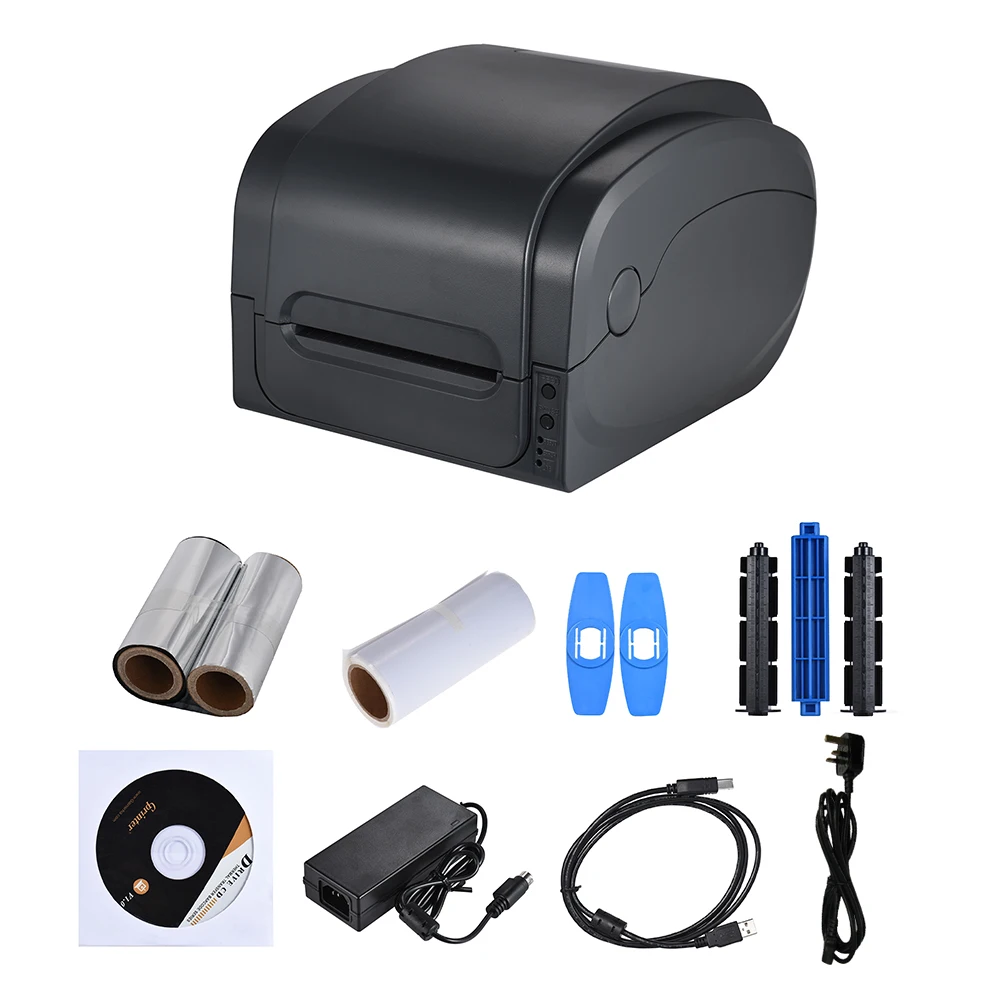 Gprinter GP-1134T термопередача чековый принтер для печати штрих-кодов 300 точек/дюйм Высокое разрешение 104 мм ширина печати для склада