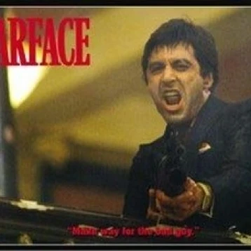 Scarface Bad Guy Laminated Poster (34 X 22)