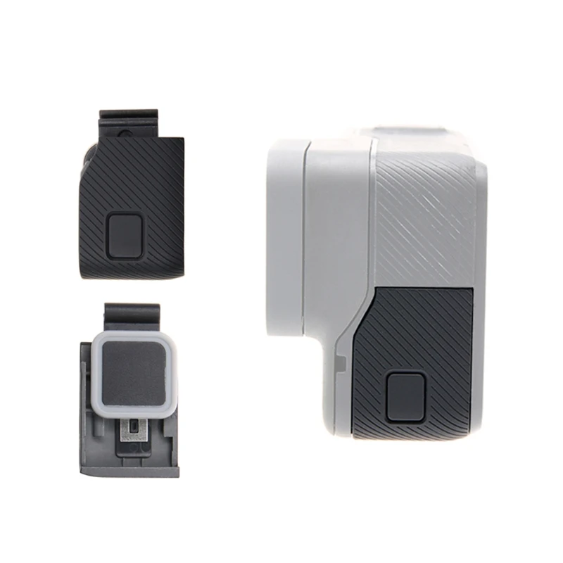 

Front/Side Door USB-C Micro-HDMI Port Cover Protector for GoPro Hero 5/6 Repair